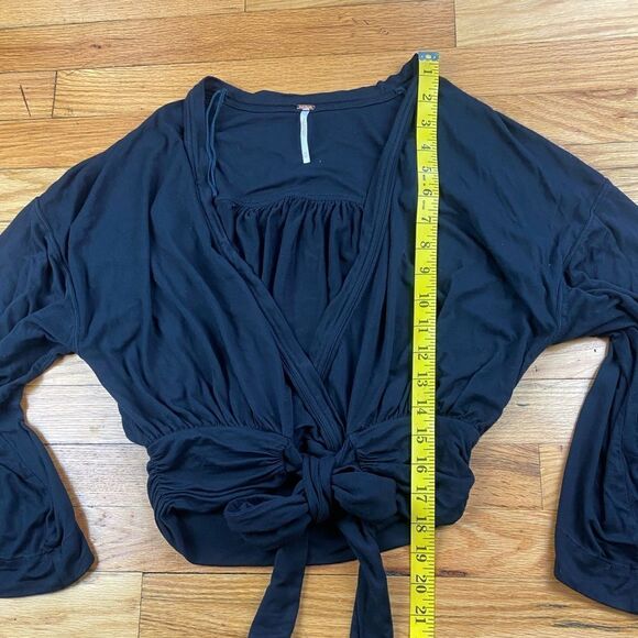 Free People Black Blouse Size XS - Picture 6 of 8